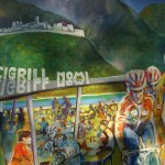 10. purtroppo pedalo solo e controvento ed il passeggio è un poco monotono solo ogni tanto si incontrano questi chioschi