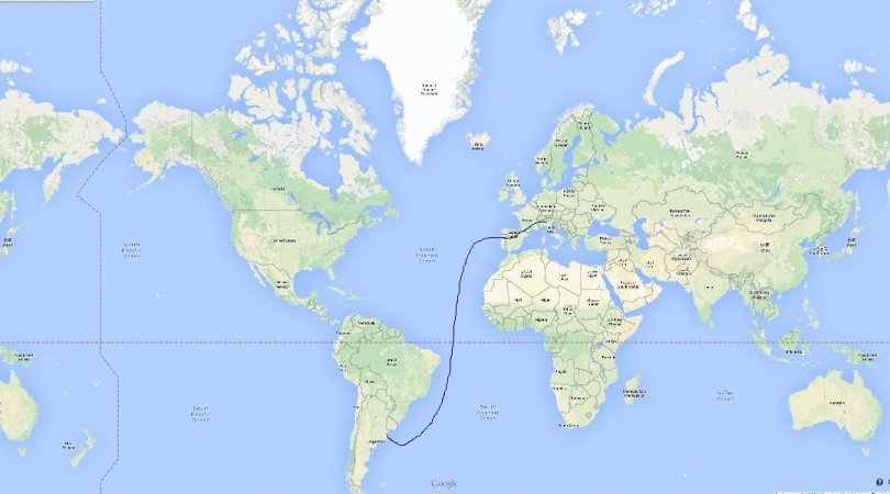 3. Viaggio aereo =  Milano – Madrid – Buenos Aires