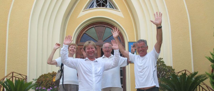 IMG_6471…alaas era Messa con ilprete polacco che la celbra in 4 lingue poi ola con un filgio di un milite Martire di efalonia